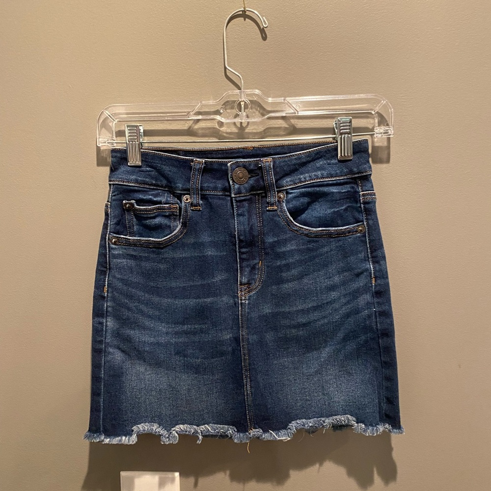 American eagle Jean skirt size 0